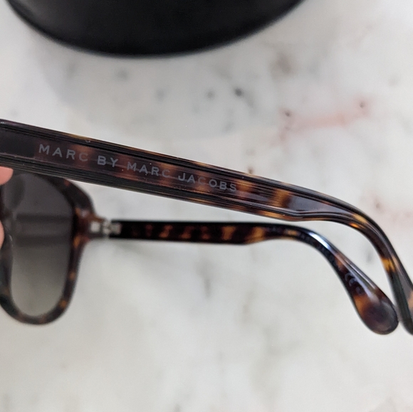 Marc by Marc Jacobs Cat Eye Tortoise Shell Sunglasses - Picture 3 of 5